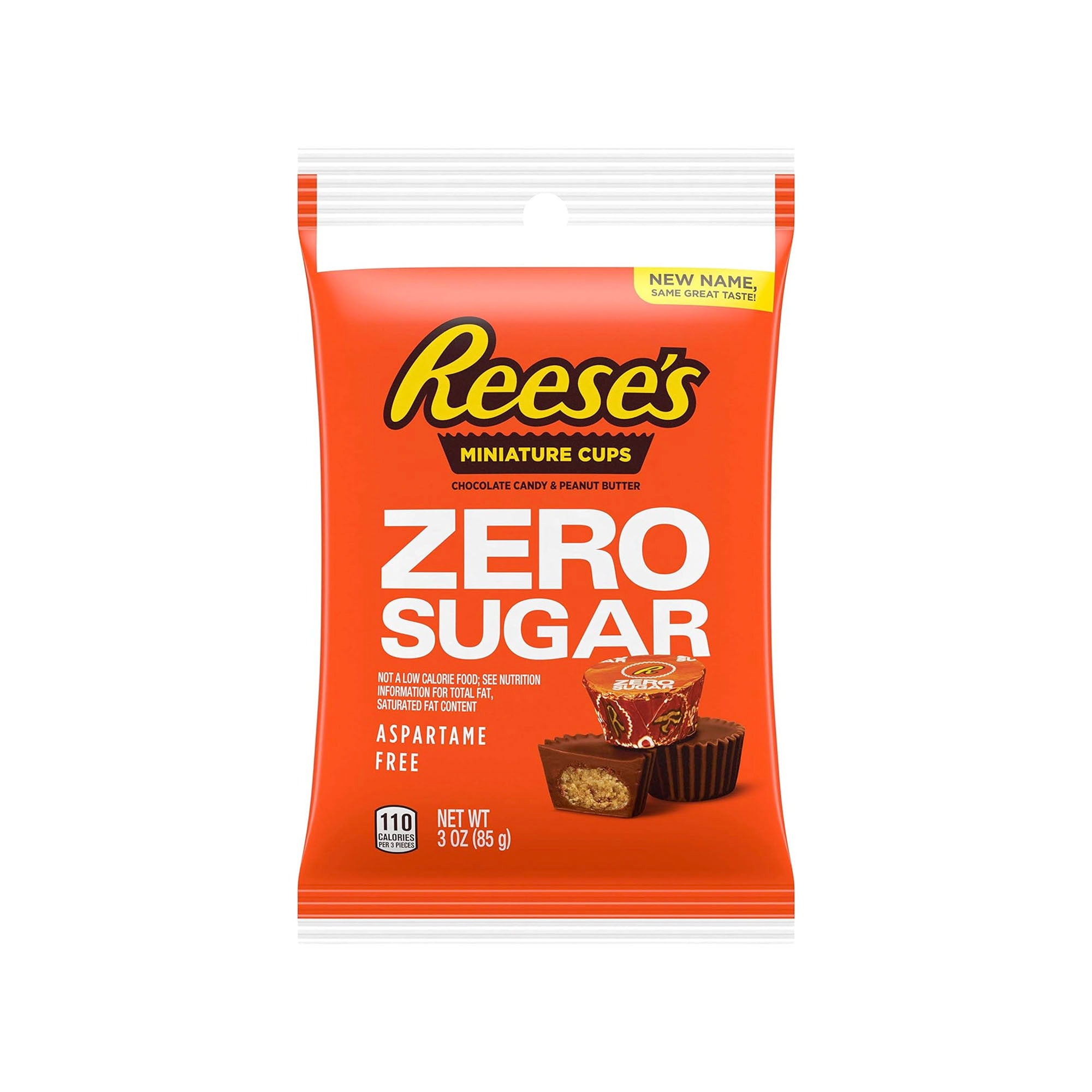 Reese's Zero Sugar Peanut Butter Cup Miniatures 3oz (85g)