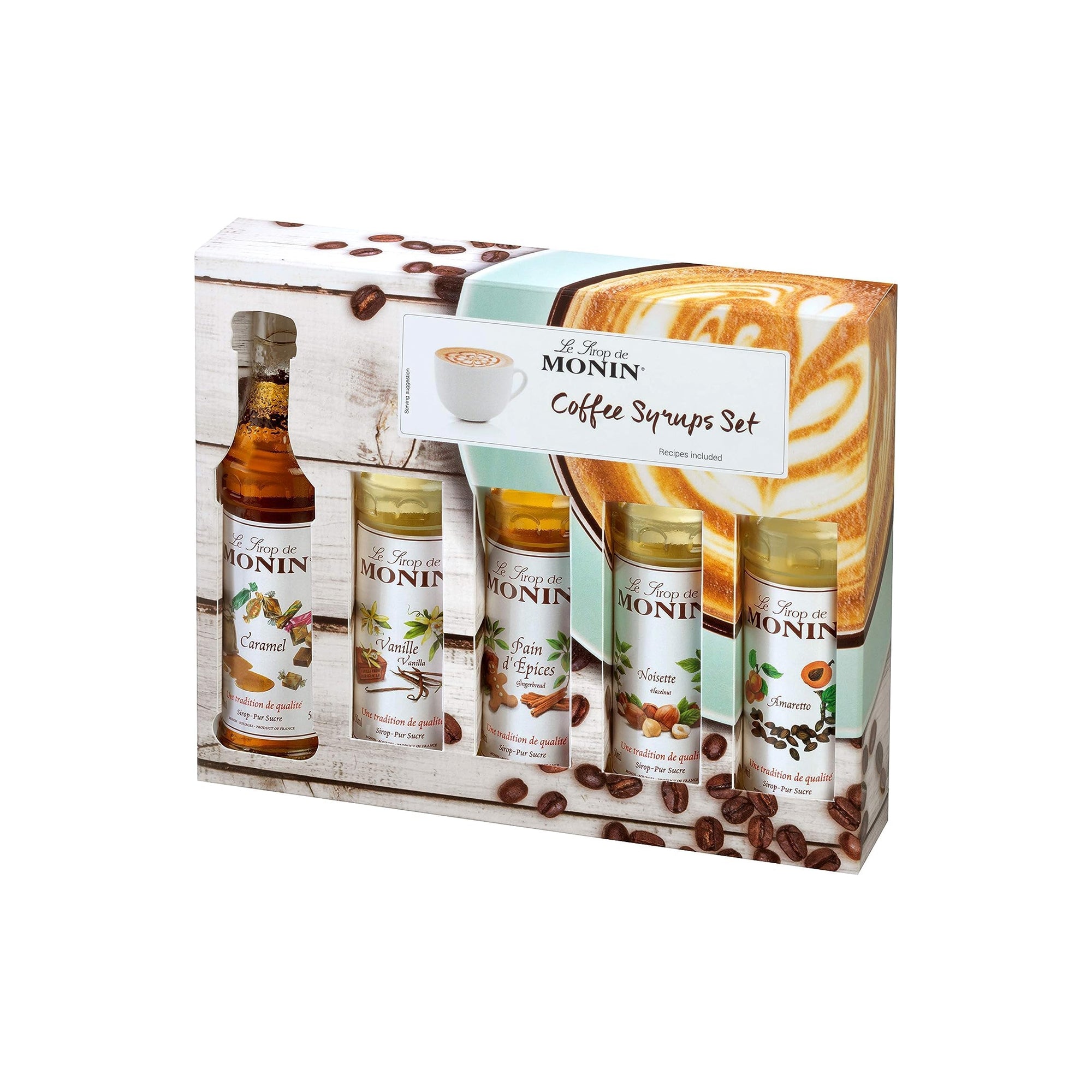 Monin Syrup Coffee & Cocktail Gift Sets 5x5cl