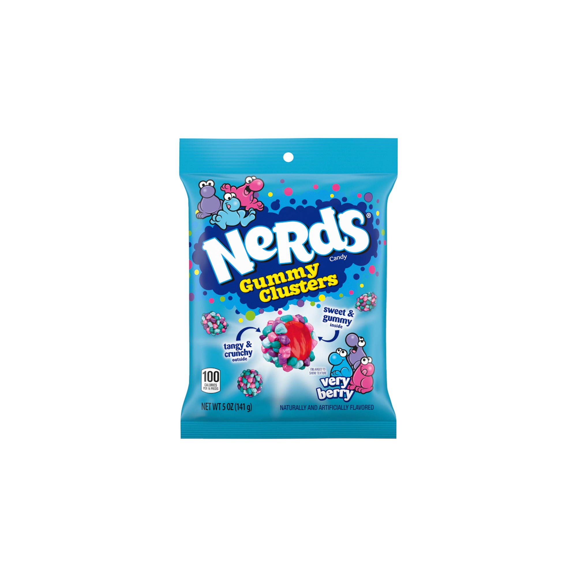 Nerds Gummy Clusters Very Berry Peg Bag 5oz (142g)