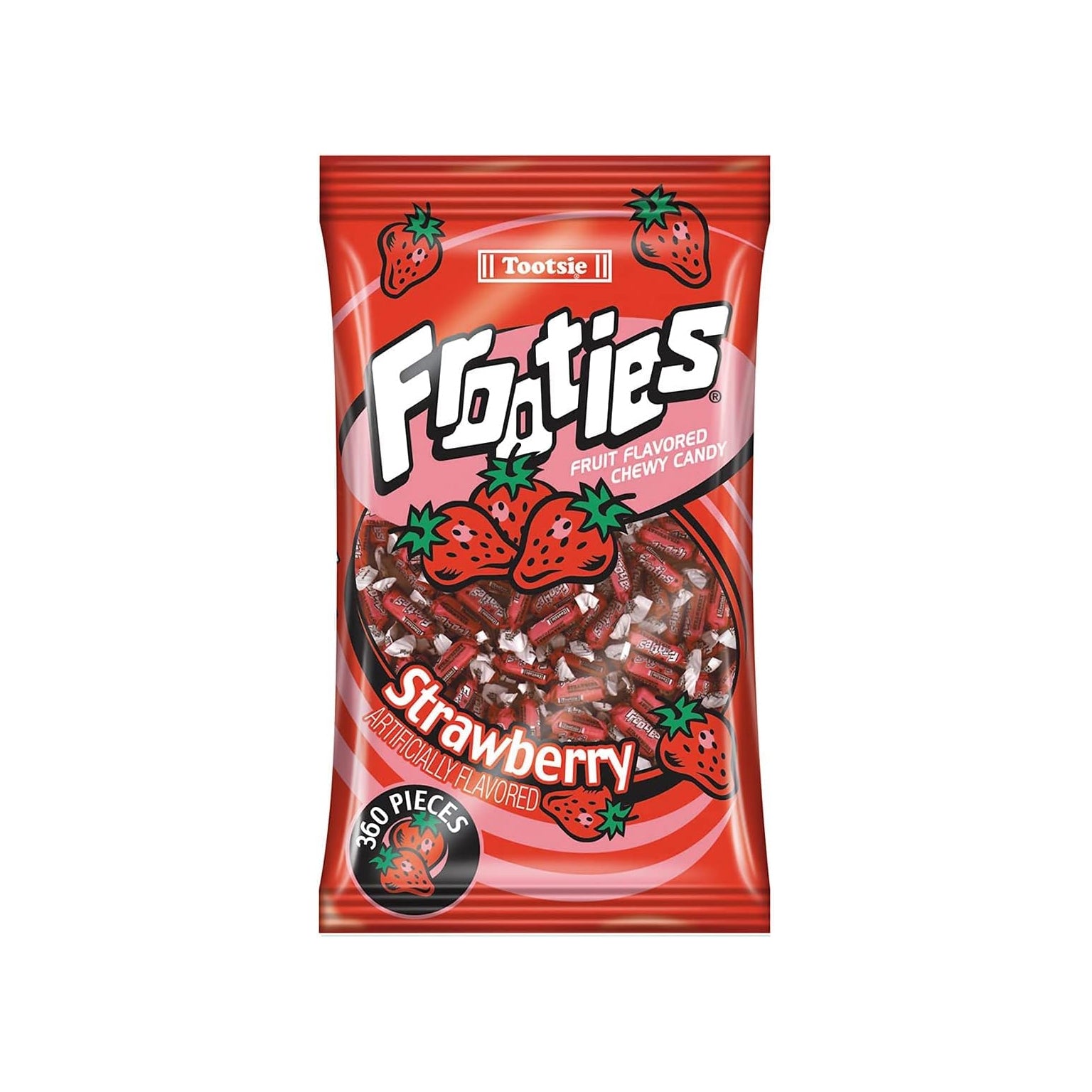 Tootsie Frooties Strawberry 360Pc Bag - 1.1kg