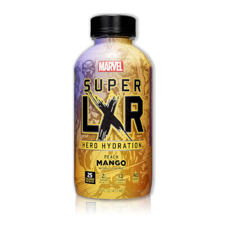 Arizona x Marvel Super LXR Hero Hydration Peach Mango - 16fl.oz (473ml)