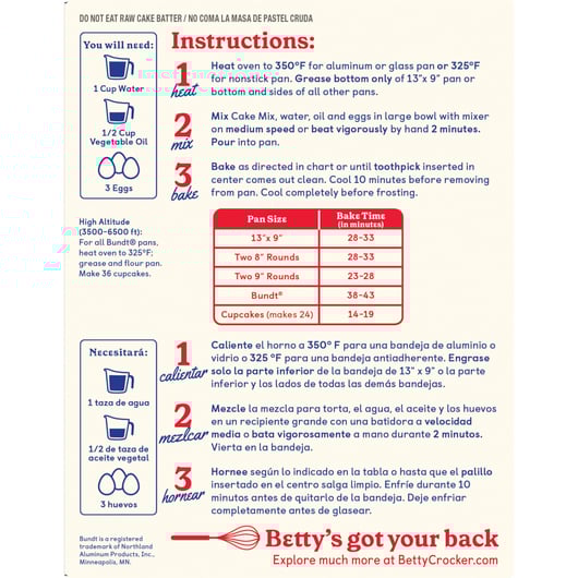 Betty Crocker Super Moist Devil's Food Cake Mix 375g