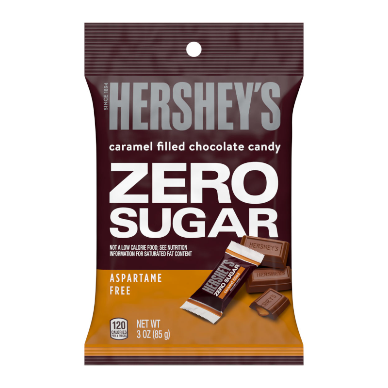 Hershey's Zero Sugar Chocolate with Caramel - 3oz (85g)