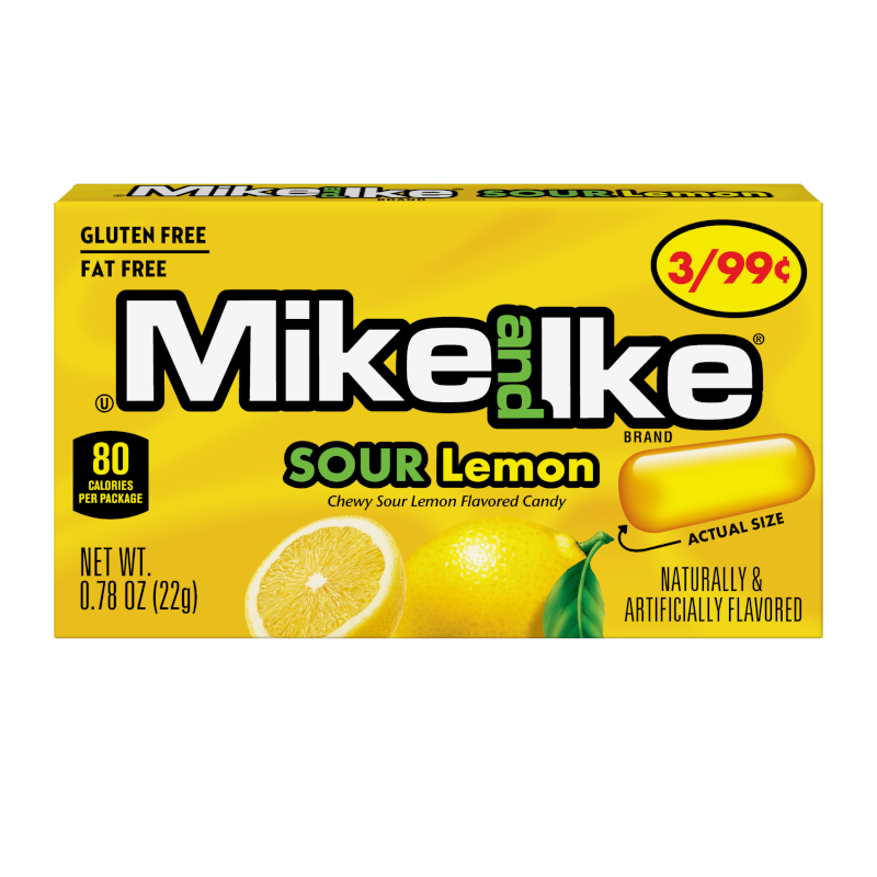 Mike & Ike Sour Lemon - 22g