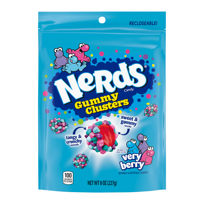 Nerds Gummy Clusters Very Berry 8oz (226g)